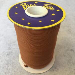 Хлопковая косая бейка,1,5см - 50 полиэстер (92м), цвет 029 Хлопковая косая бейка,1,5см - 50 полиэстер (92м), цвет 029