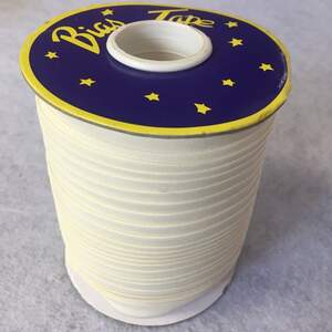 Хлопковая косая бейка,1,5см - 50 полиэстер (100м), цвет 03 Хлопковая косая бейка,1,5см - 50 полиэстер (100м), цвет 03