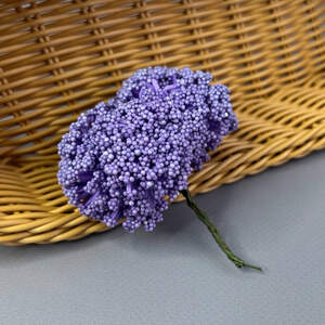 Цветок гипсофилы из пенопласта 8 см - сиреневый