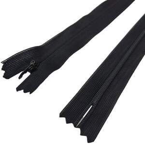 Черная молния потайная, 50 см Черная молния потайная, 50 см