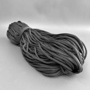Шнур 5мм текстильный полиамидный, графитовый (90м) Шнур 5мм текстильный полиамидный, графитовый (90м)