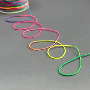 Шнур шамбала, нейлоновый 1 мм - радуга