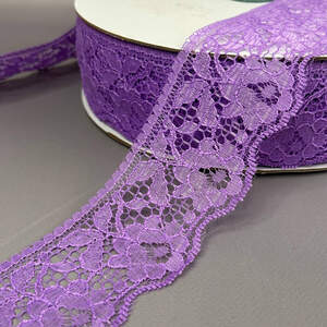 Кружево гипюровое 6 см - фиолетовый (#20)