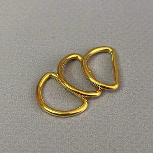 Полукольцо 2 см - золото желтое