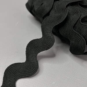 Тесьма Вьюнок 20 мм - черный