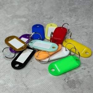 Брелок-бирка для ключей, офисный 20х50 мм Брелок-бирка для ключей, офисный 20х50 мм