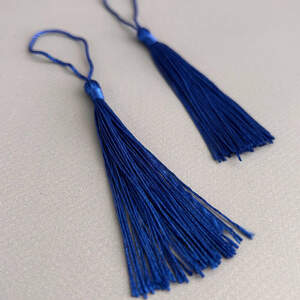 Декоративные кисточки для рукоделия 13 см - электрик