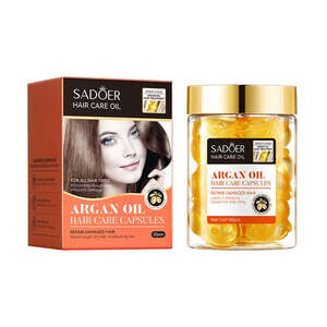 Капсулы для поврежденных волос Sadoer с аргановым марокканским маслом, 30шт1 мл