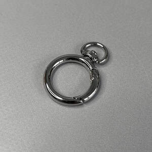 Карабин для сумки 20 мм, никель - 4 см