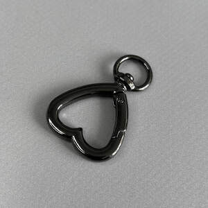 Карабин для сумки 20 мм, темный никель - 4,5 см