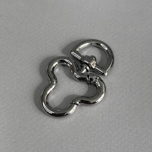 Карабин для сумки 25 мм, никель - 4,5 см