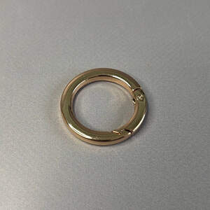 Карабин-кольцо для сумки 25 мм, золото - 3,5 см