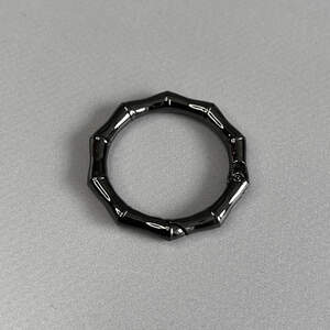 Карабин-кольцо для сумки 30 мм, темный никель - 4,5 см