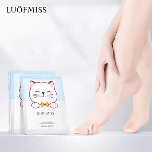 Маска для ног Luofmiss с экстрактом никотинамида и козьего молока, 35г