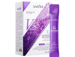 Ополаскиватель для полости рта с отбеливающим эффектом Sadoer в стиках
