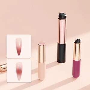 Силиконовый аппликатор 3в1 для градиента, фиксации декоров и нанесения втирки