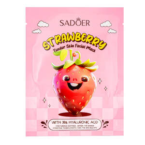 Тканевая маска для лица Sadoer с экстрактом клубники, 25г