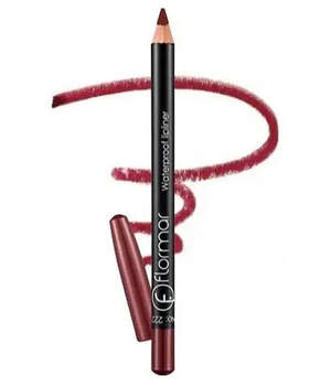 Водостойкий карандаш для губ Flormar 222, Crimson Brown