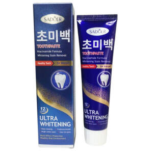 Отбеливающая зубная паста Sadoer с никотиномидом, 100g Отбеливающая зубная паста Sadoer с никотиномидом, 100g