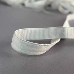 Резинка для бретель 1,2см с силиконом - белый