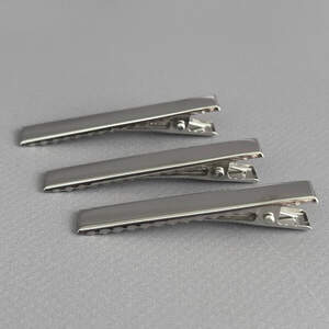 (10 шт) Заколка-заготовка уточка плоская 5,6 см (10 шт) Заколка-заготовка уточка плоская 5,6 см