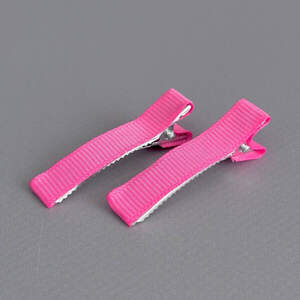 (10 шт) Заколка-заготовка уточка с репсовой лентой 4,7 см - малиновый (10 шт) Заколка-заготовка уточка с репсовой лентой 4,7 см - малиновый