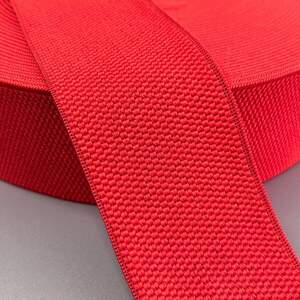 Резинка поясная, манжетная - 6см/25ярд. красный Резинка поясная, манжетная - 6см/25ярд. красный