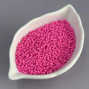 #12/0 Бисер китайский мелкий, 450 г - малиновый матовый (ТТ-16) #12/0 Бисер китайский мелкий, 450 г - малиновый матовый (ТТ-16)