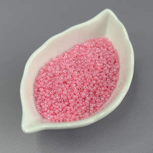 #12/0 Бисер китайский мелкий, 450 г - розовый глянцевый (ТТ-145) #12/0 Бисер китайский мелкий, 450 г - розовый глянцевый (ТТ-145)