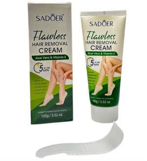 Крем для депиляции с экстрактом алоэ и витамином E Sadoer, 100g
