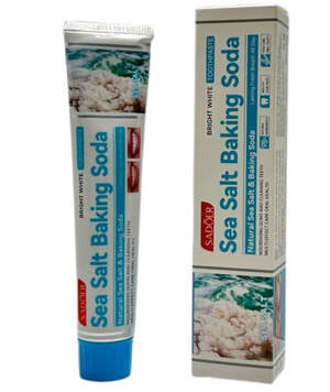 Отбеливающая зубная паста с морской солью и содой Sadoer, 100g Отбеливающая зубная паста с морской солью и содой Sadoer, 100g