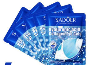 Патчи под глаза с коллагеном и гиалуроновой кислотой Sadoer, 7,5г Патчи под глаза с коллагеном и гиалуроновой кислотой Sadoer, 7,5г
