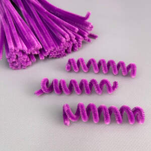 Пушистая проволока (синель) 30см - фиалковый Пушистая проволока (синель) 30см - фиалковый