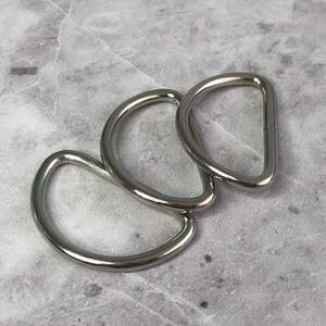 Полукольцо 3 см - никель