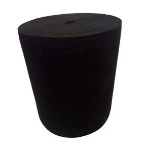 Широкая бельевая резинка для одежды Sindtex черная 20 см х 22,5 м Широкая бельевая резинка для одежды Sindtex черная 20 см х 22,5 м