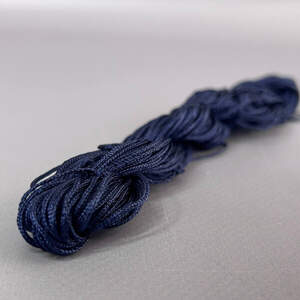(18 метров) Шнур нейлоновый,капроновый (шамбала) 1мм - Синий темный (18 метров) Шнур нейлоновый,капроновый (шамбала) 1мм - Синий темный
