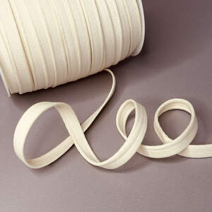 Плотная туннельная лента Ø 1см - светлый беж Плотная туннельная лента Ø 1см - светлый беж