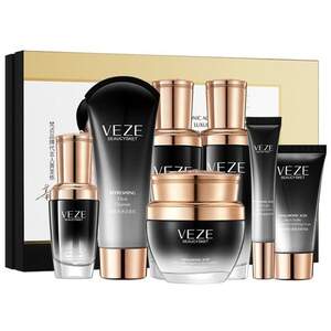 Подарочный набор косметики Veze с гиалуроновой кислотой и экстрактом черного трюфеля, 7в1 Подарочный набор косметики Veze с гиалуроновой кислотой и экстрактом черного трюфеля, 7в1