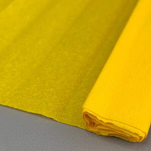 Гофрированная (креповая) бумага 50х150см - желток