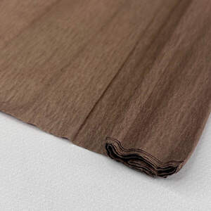 Гофрированная (креповая) бумага 50х150см - коричневый