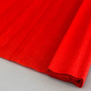 Гофрированная (креповая) бумага 50х150см - красный