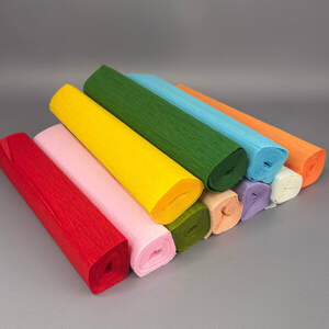 Набор гофрированной (креповой) бумаги 25х250см - 10 цветов Набор гофрированной (креповой) бумаги 25х250см - 10 цветов