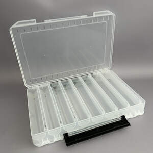 30х21х5см двусторонний пластиковый органайзер - прозрачный