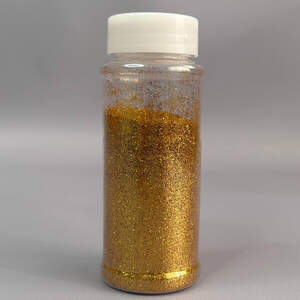 Блёстки декоративные (глиттер), флакон с дозатором 120 мл - золото