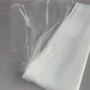 Органза декоративная, ширина 48см - 4,5м белый