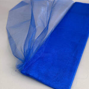 Органза декоративная, ширина 48см - 4,5м электрик