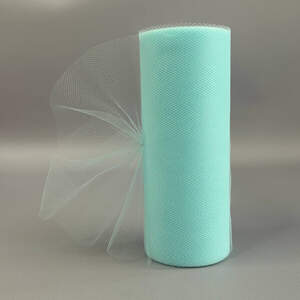 Фатин в рулонах 15см, моток 20м - аква