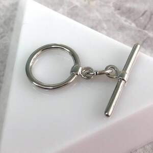 Замок тогл гипоаллергенный сплав (родий) 13 мм, цвет - сталь Замок тогл гипоаллергенный сплав (родий) 13 мм, цвет - сталь