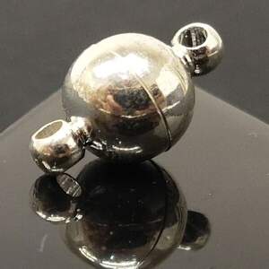 Замочек магнитный 10мм - цвет Сталь Замочек магнитный 10мм - цвет Сталь