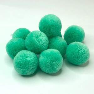 Помпон велюровый 3 см - мятный Помпон велюровый 3 см - мятный